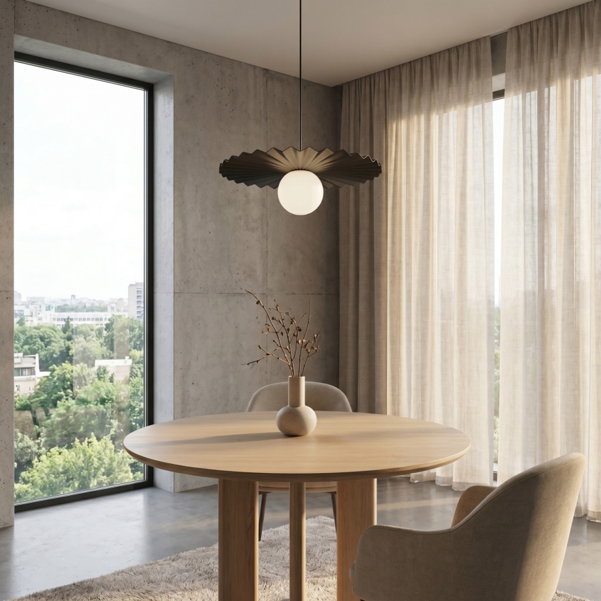 Suspension sur câble UMBRA 1xG9/8W/230V noire