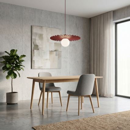 Suspension sur câble UMBRA 1xG9/8W/230V rouge