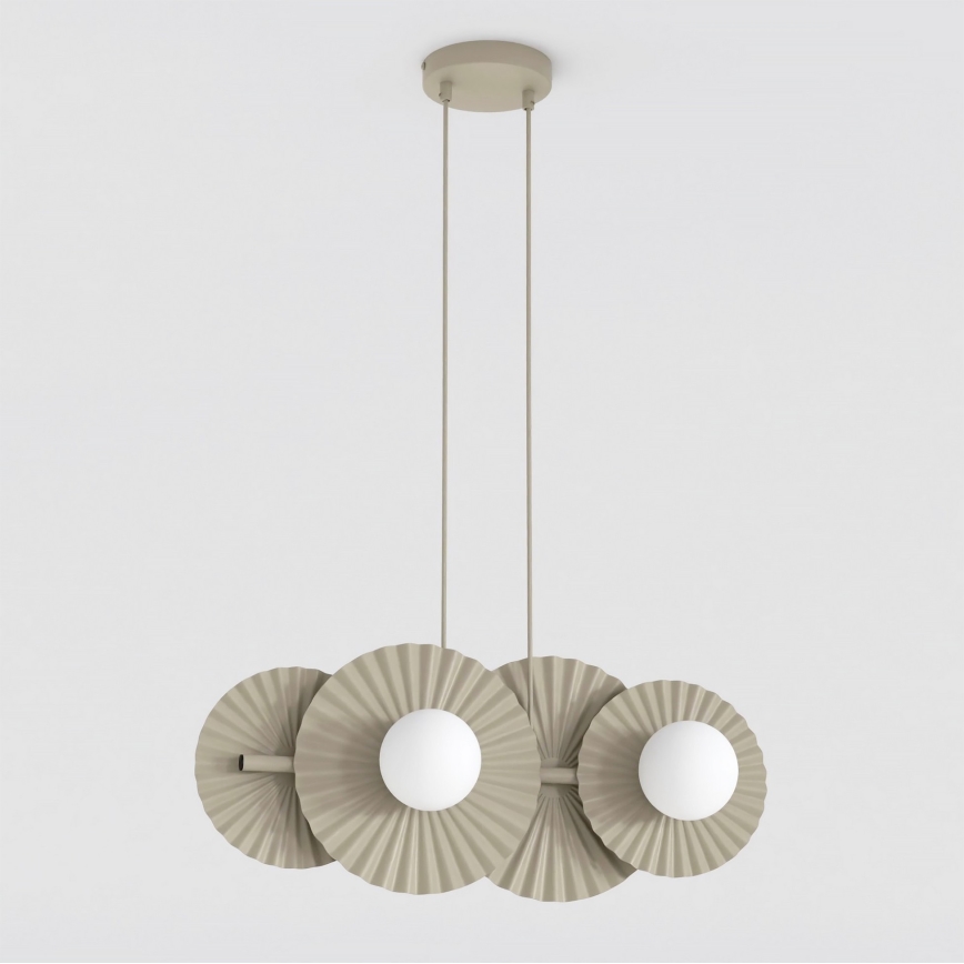 Suspension sur câble UMBRA 4xG9/8W/230V beige