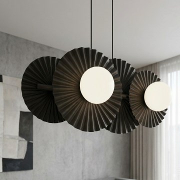 Suspension sur câble UMBRA 4xG9/8W/230V noir