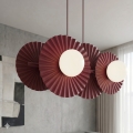 Suspension sur câble UMBRA 4xG9/8W/230V rouge