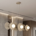 Suspension sur câble UMBRA 6xG9/8W/230V beige