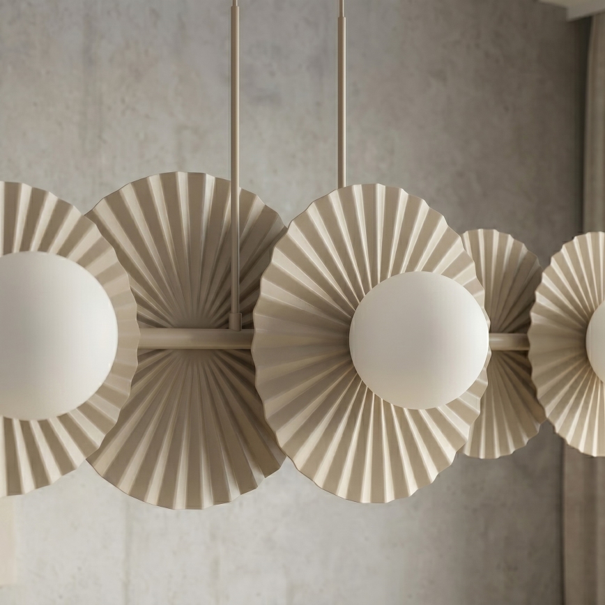 Suspension sur câble UMBRA 6xG9/8W/230V beige