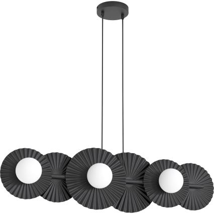 Suspension sur câble UMBRA 6xG9/8W/230V noire