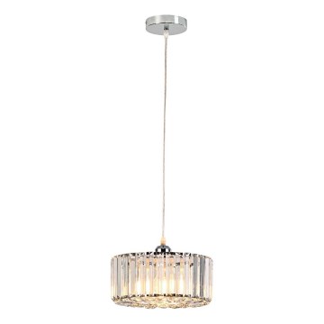 Suspension sur câble VETRO 1xE27/60W/230V chromé brillant
