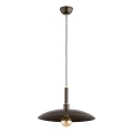 Suspension sur câble YUMI 1xE27/15W/230V noire