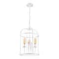 Suspension sur chaîne CONSTANTINE 3xE27/60W/230V blanc