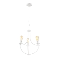 Suspension sur chaîne GINA 3xE27/60W/230V blanc