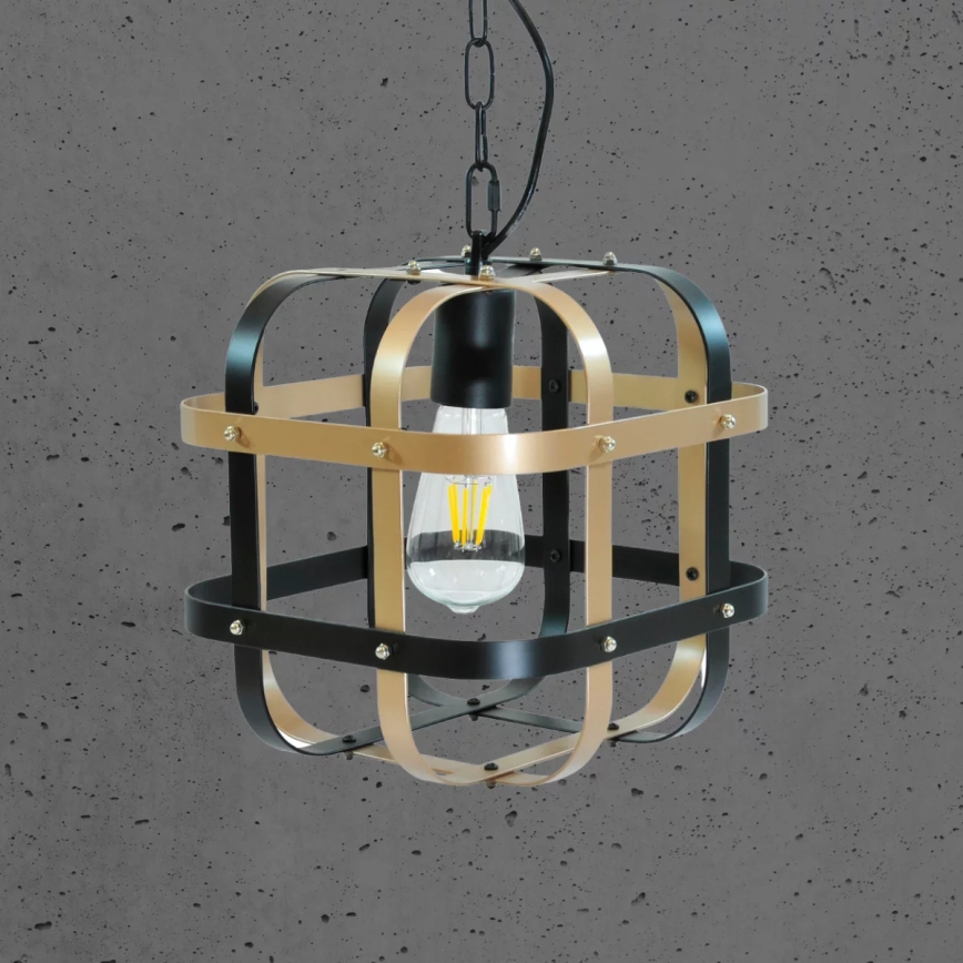 Suspension sur chaîne KLATKA 1xE27 / 10W / 230V