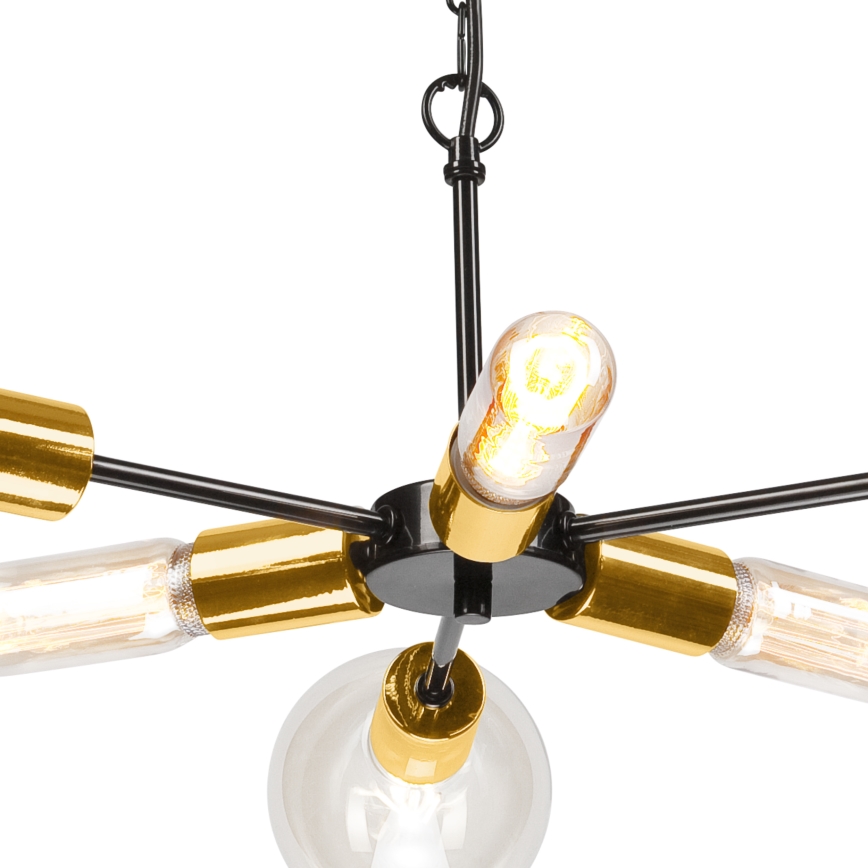 Suspension sur chaîne STARLA 6xE27/60W/230V
