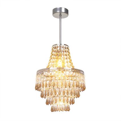 Suspension sur tige GEMMA 1xE27/60W/230V Ø 23 cm