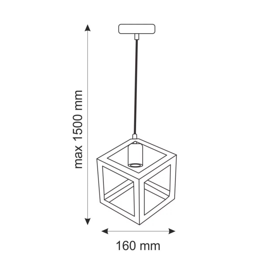 Suspension SWEDEN 1xE27/20W/230V
