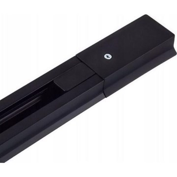 Système de rail monophasé 1 m noir