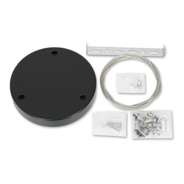 Système de suspension pour luminaires MAQ 18W/24W/50W 1m noir