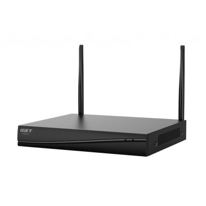Système de vidéosurveillance intelligent + 4 caméras équipées d'un capteur 2K+ 12V IP65 Wi-Fi compatible Tuya