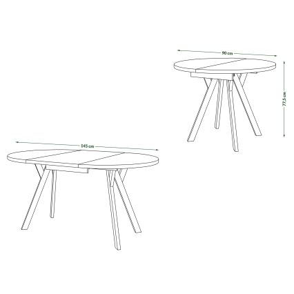 Table à manger ARTUR beige
