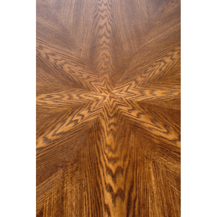 Table à manger CARMELO 75 x 100 cm noir/marron