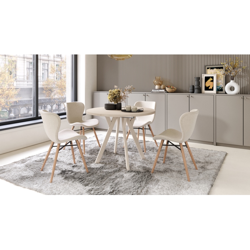 Table à manger extensible ARTUR beige