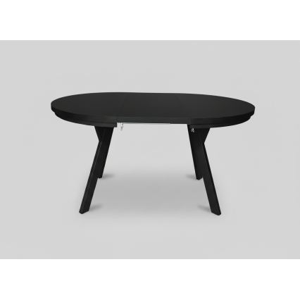 Table à manger extensible CENTRO 100/140x77 cm noire