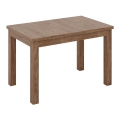 Table à manger extensible DOO 120/160x75 cm noyer clair