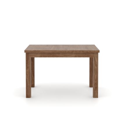 Table à manger extensible DOO 120/160x75 cm noyer clair