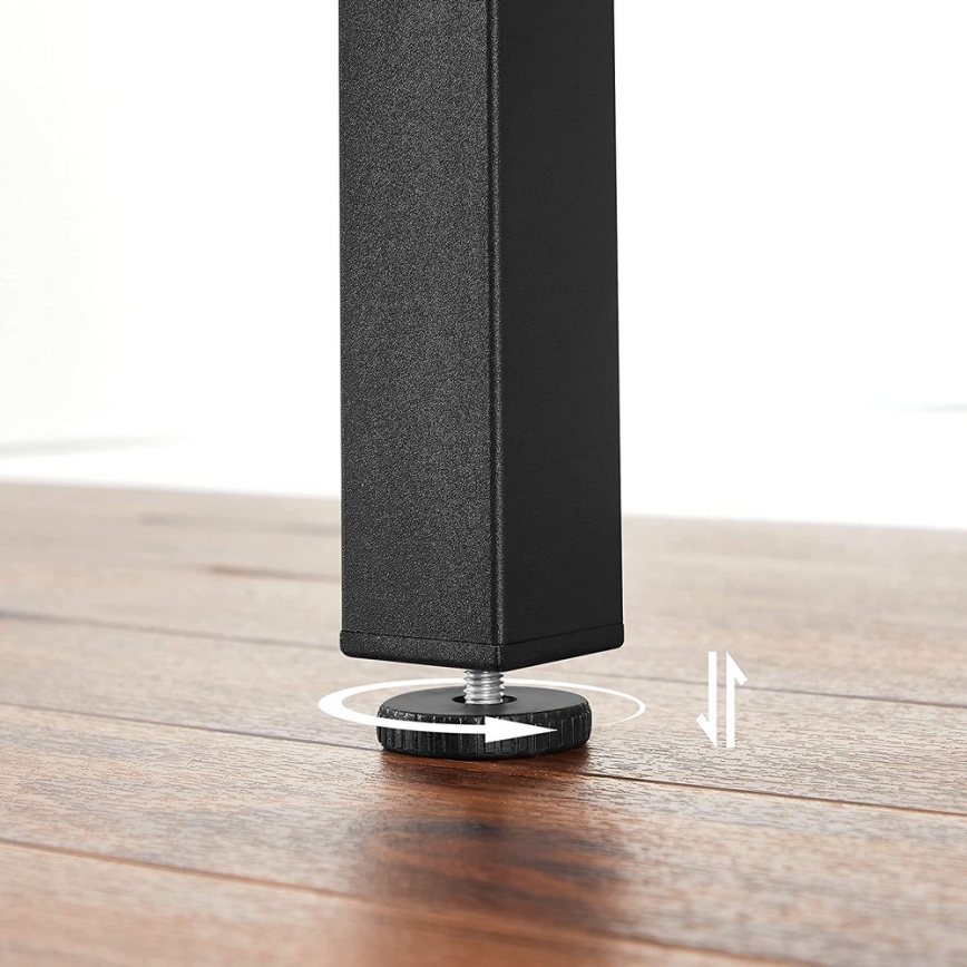 Table à manger extensible ELDUR marron/noir