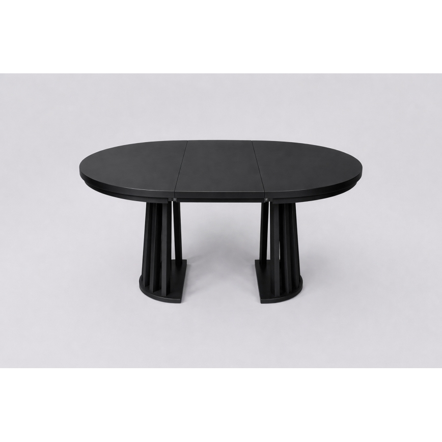 Table à manger extensible NEXUS 100/140 x 77 cm noire