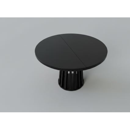 Table à manger extensible NEXUS 100/140 x 77 cm noire