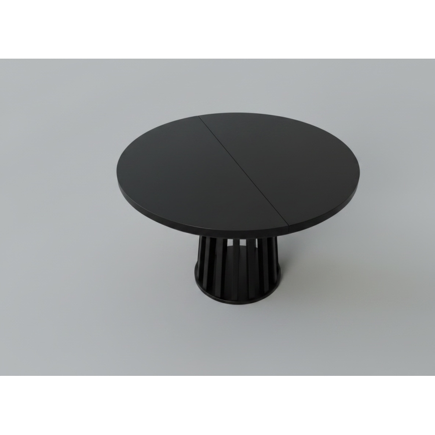 Table à manger extensible NEXUS 100/140 x 77 cm noire