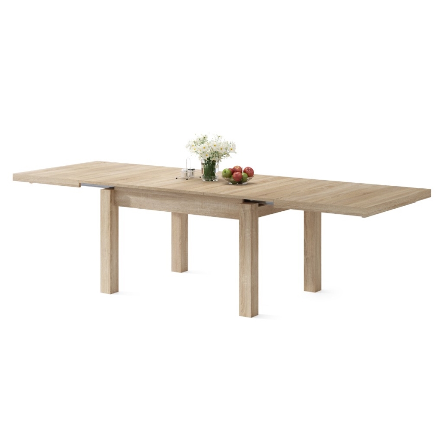 Table à manger extensible RALF pour 12 personnes, chêne Sonoma