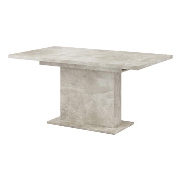 Table à manger extensible STRAP gris béton