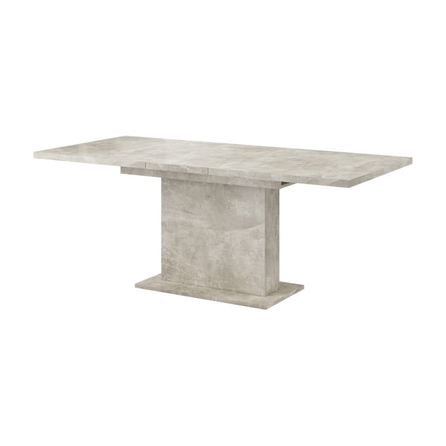 Table à manger extensible STRAP gris béton