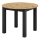 Table à manger extensible WILY, chêne artisan/noir