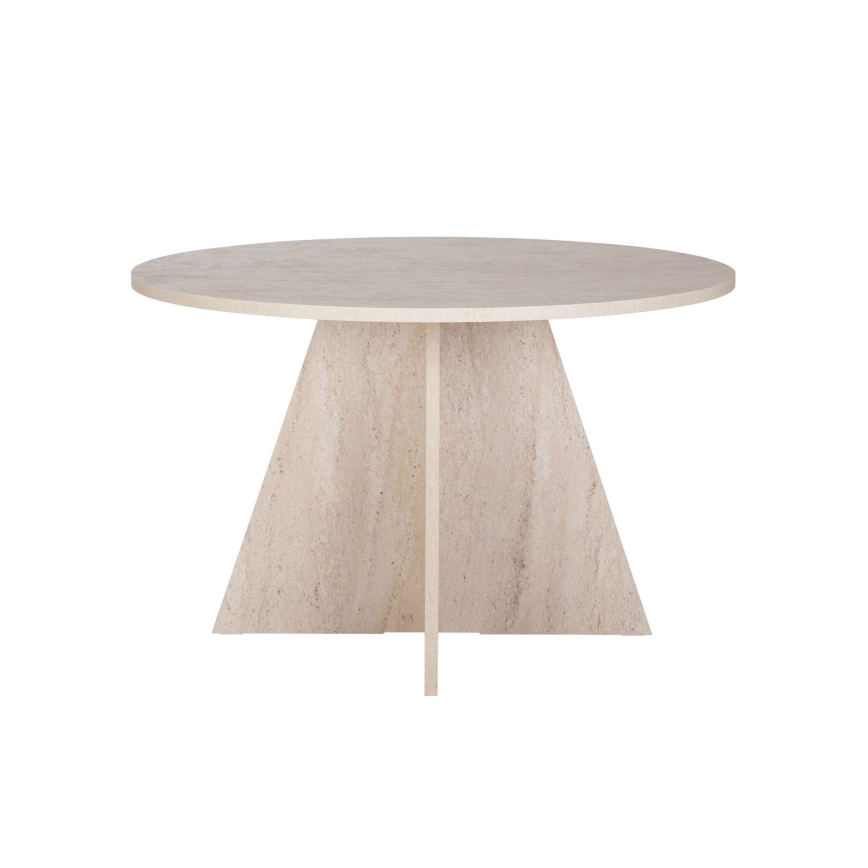 Table à manger MATIN Ø 120 cm beige