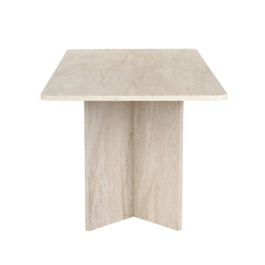 Table à manger NEL 180x90 cm travertin