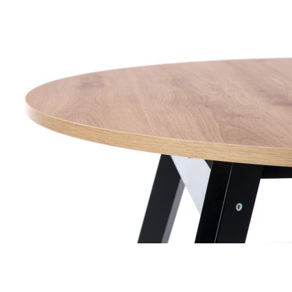 Table à manger SOLINA chêne artisan