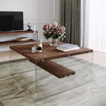 Table basse 40x75 cm en pin