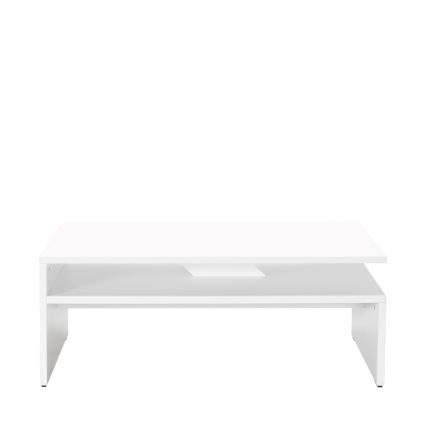 Table basse 42x110 cm blanc