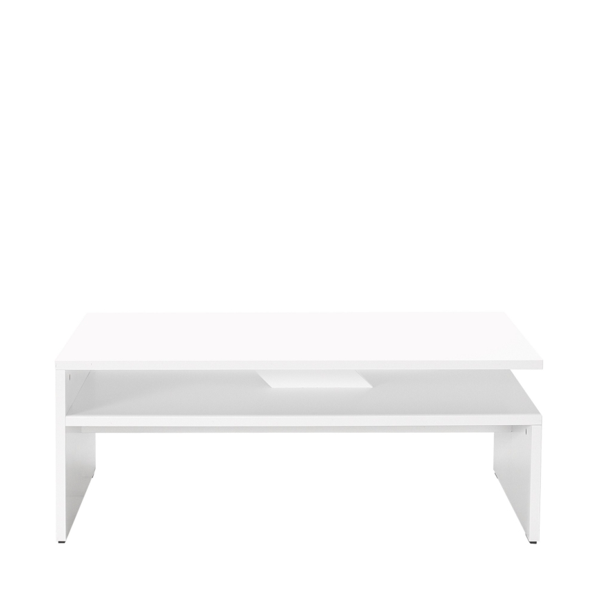 Table basse 42x110 cm blanc