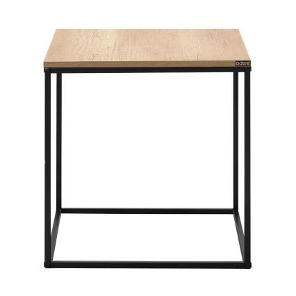 Table basse 52x50 cm marron