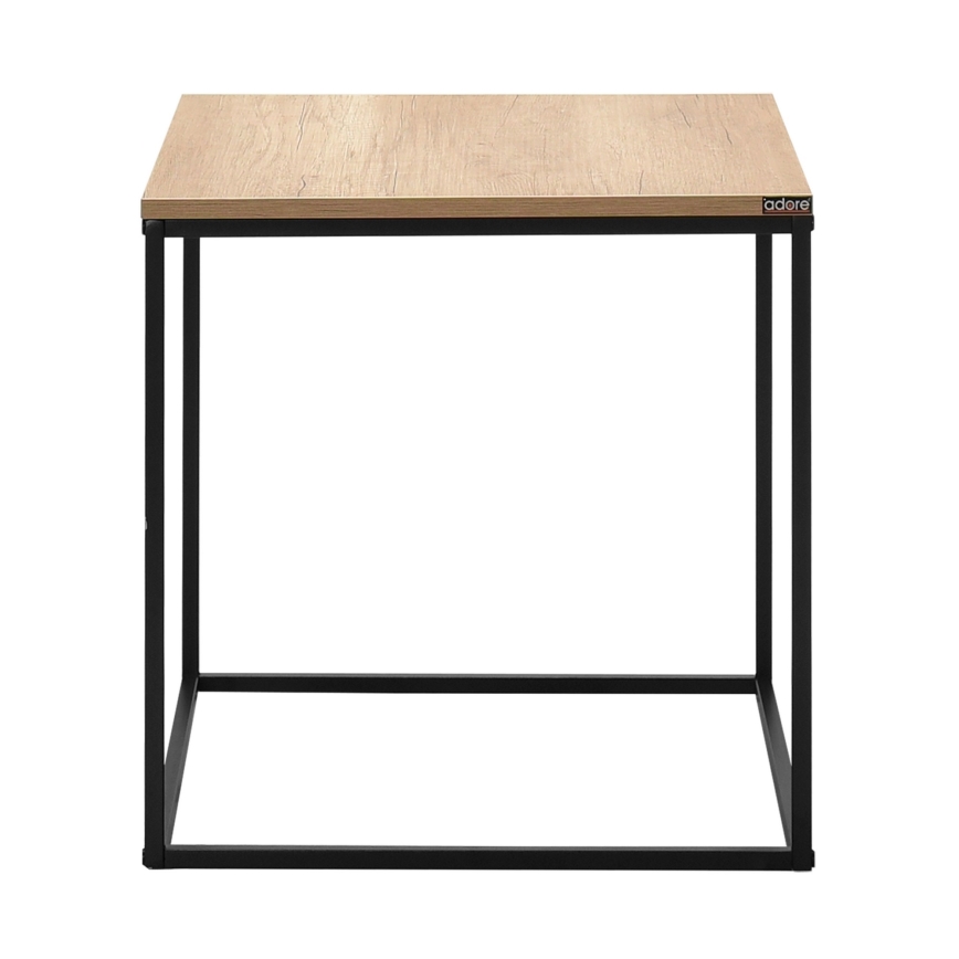 Table basse 52x50 cm marron