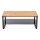 Table basse ARTIGA 45x105 cm noir/beige
