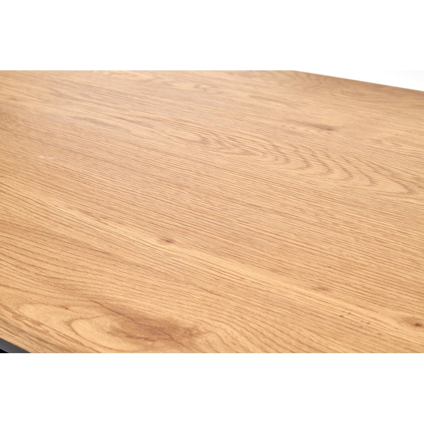 Table basse ARTIGA 45x105 cm noir/beige