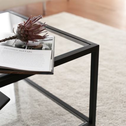 Table basse ASTRO 40x90 cm noir