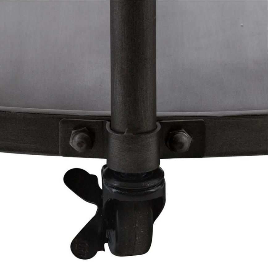Table basse avec horloge CHRONO 89,5x47 cm 1xAA