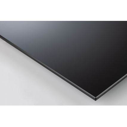 Table basse avec plateau relevable ENZO 110x60 cm noir/chêne