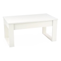 Table basse avec tiroirs NEA 52x110 cm blanc