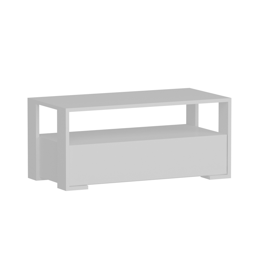 Table basse BALINA 40x90 cm blanche