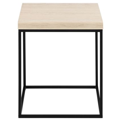 Table basse CAMILO 40x40 cm travertin