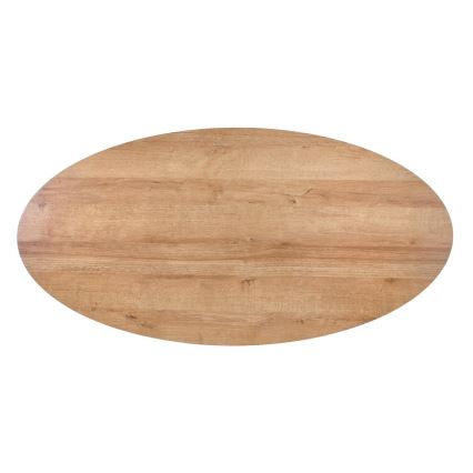 Table basse avec tiroir CAROLINA 41x120 cm doré chêne/noir